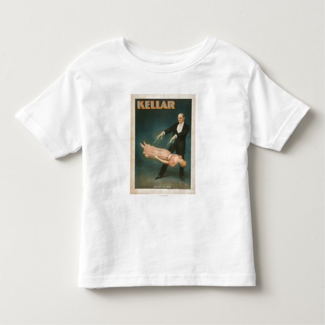 Camiseta Infantil Poster mágico #1 da levitação de Kellar (Frente)