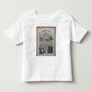 Camiseta Infantil Poster para do "o Pinafore HMS", executado pelo C