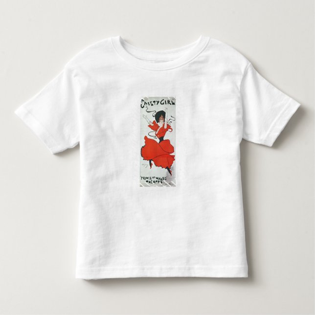 Camiseta Infantil Poster publicando 'A Gaiety Girl' no Prince o (Frente)