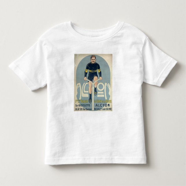Camiseta Infantil Poster que descreve Francois Faber (Frente)