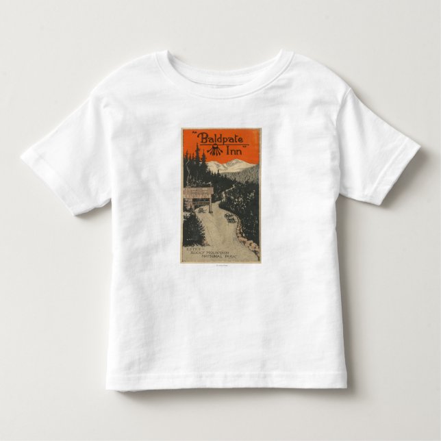 Camiseta Infantil Poster relativo à promoção da pensão do Baldpate # (Frente)