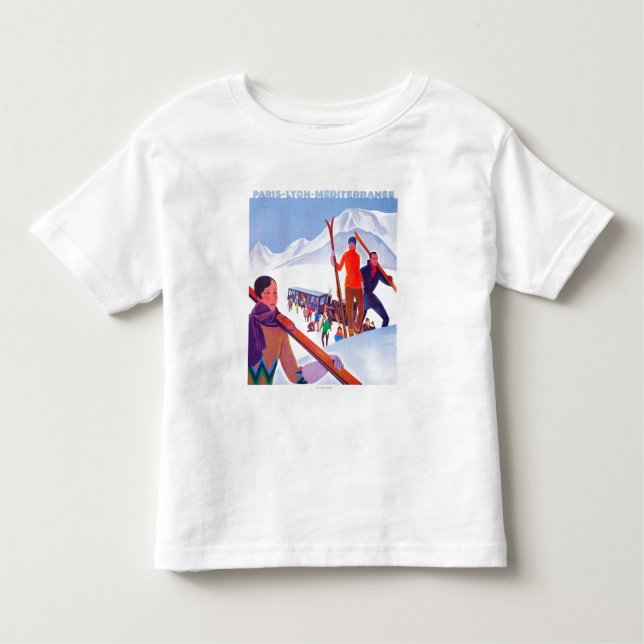 Camiseta Infantil Poster relativo à promoção Railway de PLM (Frente)