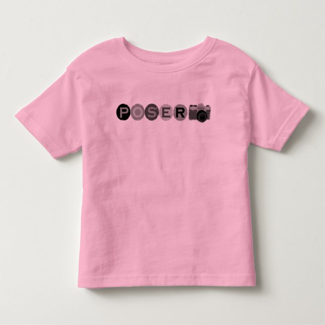 Camiseta Infantil Posudo para uma fotografia (Frente)