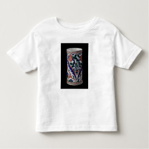 Camiseta Infantil Pote com uma decoração floral, Iznik