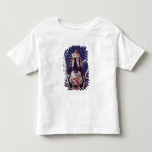 Camiseta Infantil Pote do café de Worcester, decorado com pássaros