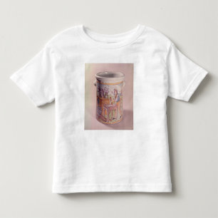Camiseta Infantil Pote do tabaco que descreve um tobacconist