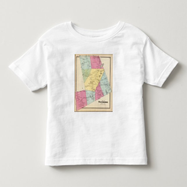 Camiseta Infantil Poundridge, cidade (Frente)