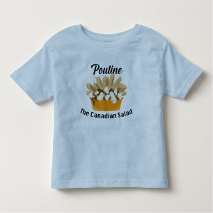 Camiseta Infantil Poutine, A Salada Canadiana - Toddler Fine Jersey