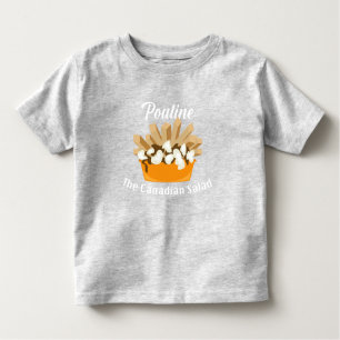 Camiseta Infantil Poutine, A Salada Canadiana - Toddler Fine Jersey