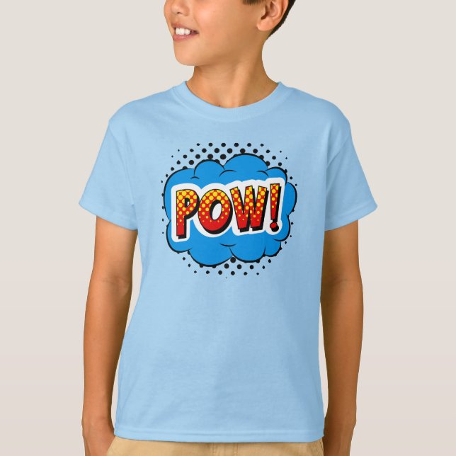 Camiseta Infantil POW! Comic (Frente)