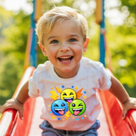 Camiseta Infantil Power Pals™ Emoji Squad Toddler T-Shirt – Cute Pla