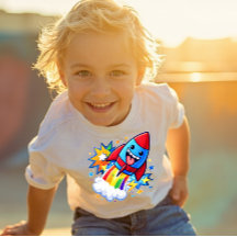 Camiseta Infantil Power Pals™ Rocket Fun – Espaço