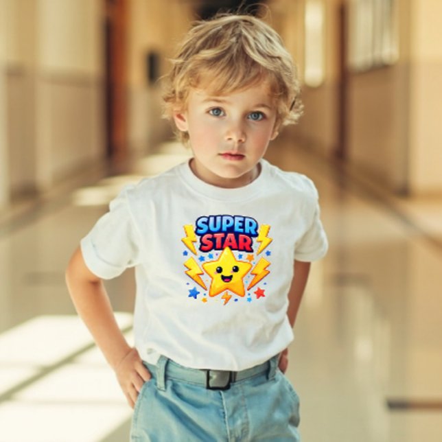 Camiseta Infantil Power Pals™ Super Star – Fofa e  (Criador carregado)