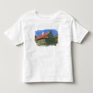 Camiseta Infantil Praça da cidade velha rodeada por casas Renascenti
