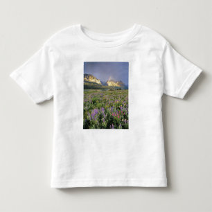 Camiseta Infantil Prado de Flores Silvestres perto do Lago Sherbourn