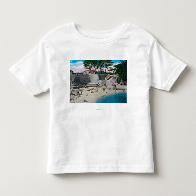 Camiseta Infantil Praia de banho no bosque pacífico (Frente)