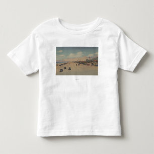 Camiseta Infantil Praia de Jacksonville, FL - o Ocea o mais largo do