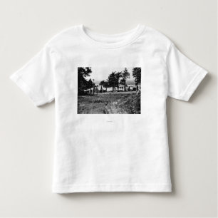 Camiseta Infantil Praia do canhão, oceano das casas de campo do