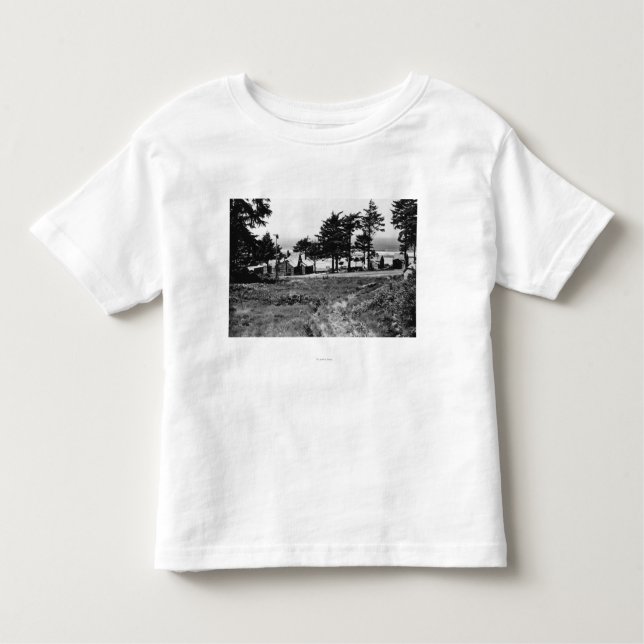 Camiseta Infantil Praia do canhão, oceano das casas de campo do (Frente)