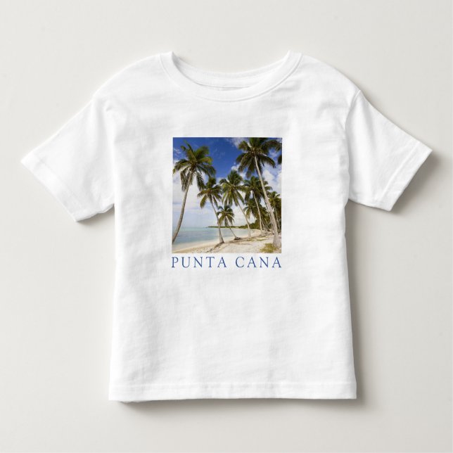 Camiseta Infantil Praia em Punta Cana | República Dominicana (Frente)