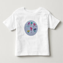 Camiseta Infantil Praia Flamingo