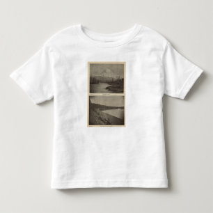 Camiseta Infantil Praia mais chuvosa do Mt Steilacoom