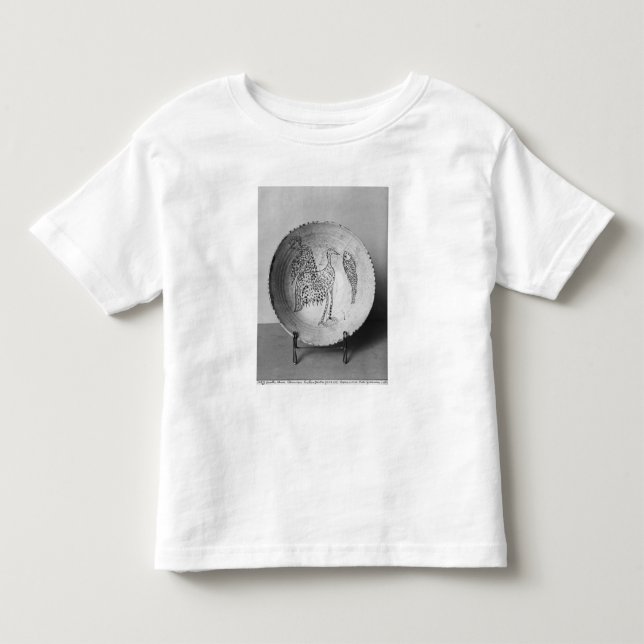 Camiseta Infantil Prato decorado com pássaros (Frente)