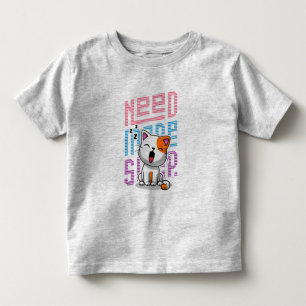 Camiseta Infantil Precisa de mais latência   Engraçada expressão de 