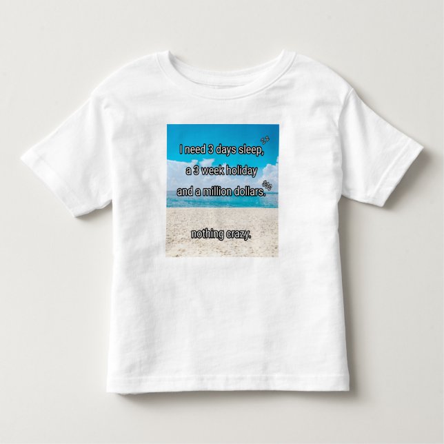 Camiseta Infantil Preciso de uma pausa (Frente)