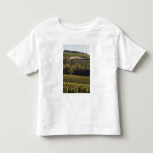 Camiseta Infantil Prédio bege do Archery Summit fica no topo da coli