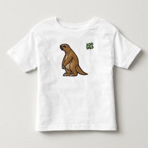 Camiseta Infantil Preguiça à terra gigante