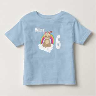 Camiseta Infantil Preguiça calma que Meditating em um aniversário