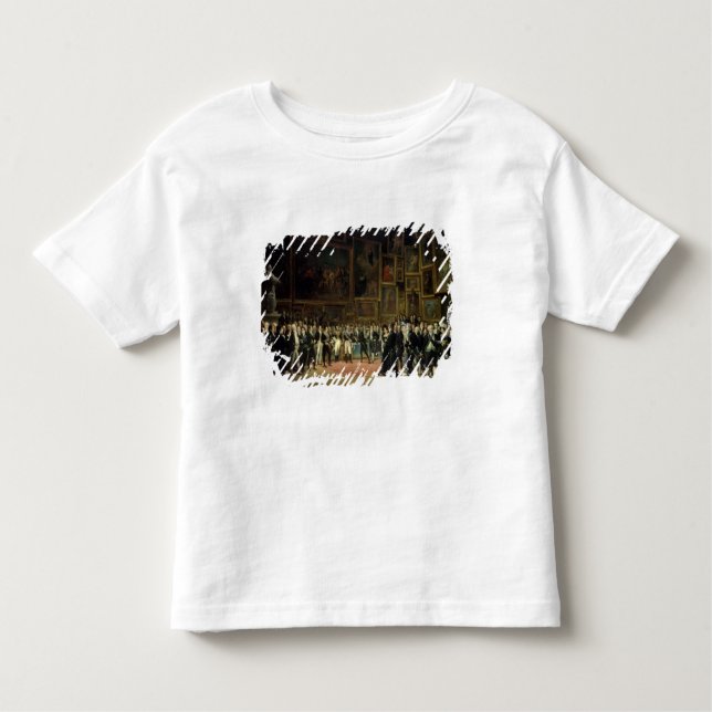 Camiseta Infantil Prêmios de apresentação de Charles X aos artistas (Frente)