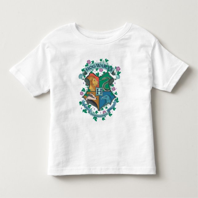 Camiseta Infantil Prender Floral HOGWARTS™ (Frente)