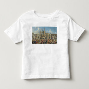 Camiseta Infantil Preparação para a exposição 2 do fogo-de-artif