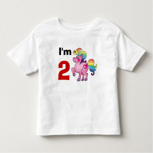 Camiseta Infantil Presente da menina do aniversário da criança de 2