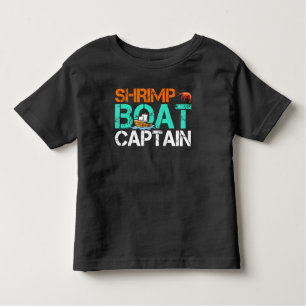 Camiseta Infantil Presente de marisco do Capitão Funny Barco