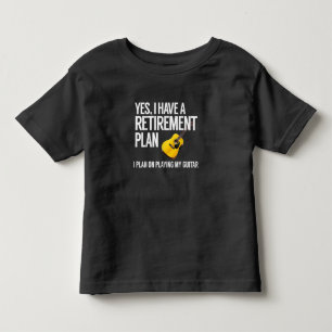 Camiseta Infantil Presente de Reforma do Jogador de Violão Engraçado