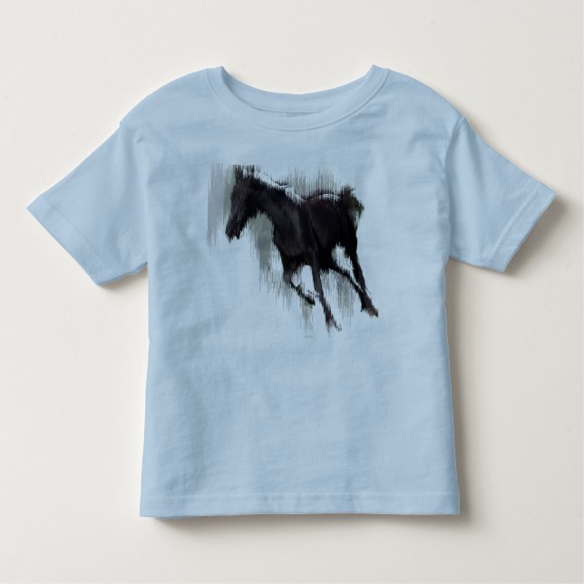 Camiseta Infantil Presente do amante dos cavalos (Frente)