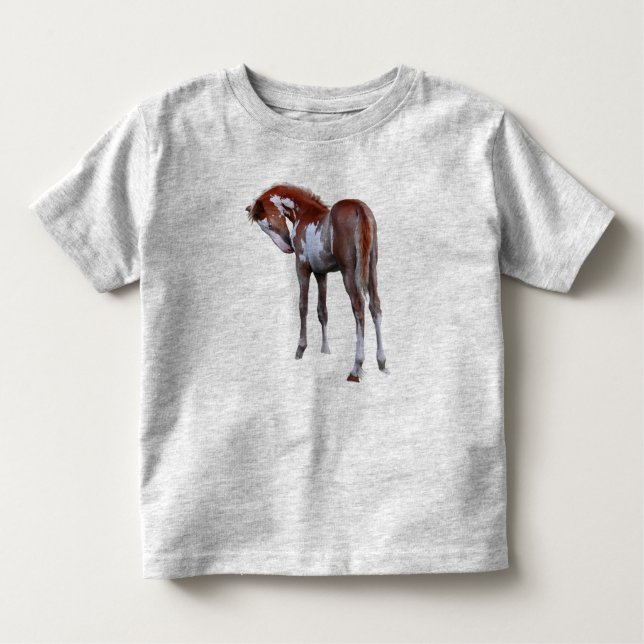 Camiseta Infantil Presente do amante dos cavalos (Frente)