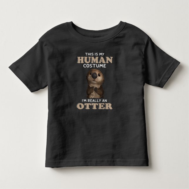 Camiseta Infantil Presente externo | Minha fantasia humana Eu sou re (Frente)