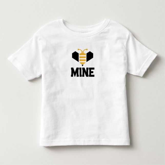 Camiseta Infantil Presente Romântico Minimalista de Abelha (Frente)