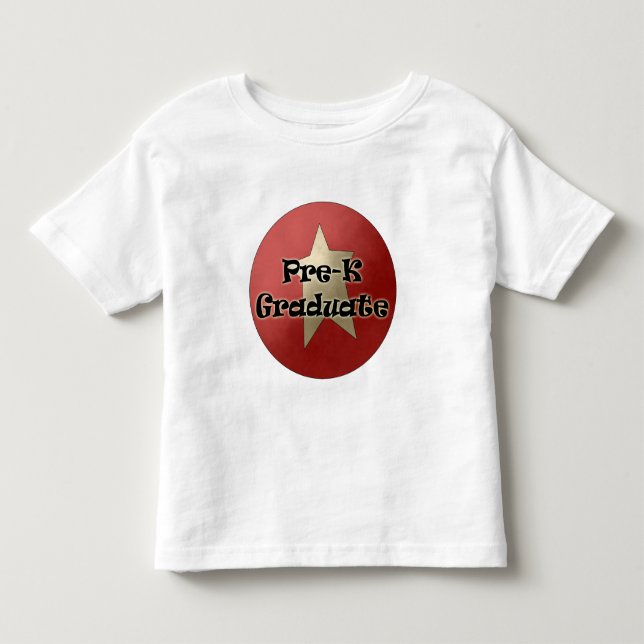 Camiseta Infantil Presentes da graduação de Pre-K (Frente)
