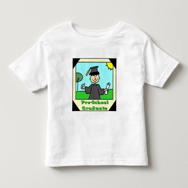 Camiseta Infantil Presentes da graduação do pré-escolar (Frente)