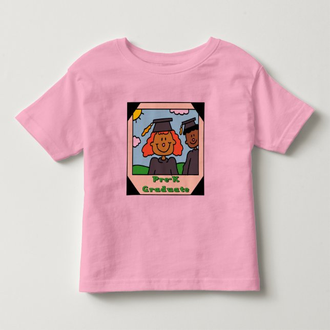 Camiseta Infantil Presentes da graduação do pré-escolar (Frente)