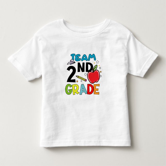 Camiseta Infantil Presentes para a Equipe da 2ª Série / Turma da 2ª  (Frente)