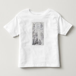 Camiseta Infantil Presida cerzidores nas ruas de Londres, 1820-30