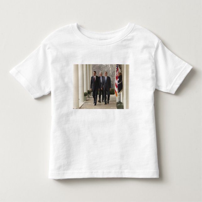 Camiseta Infantil Presidente Barack Obama e presidentes anteriores (Frente)