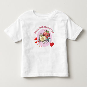 Camiseta Infantil Preso em você (Amigos da Apple Adoráveis)