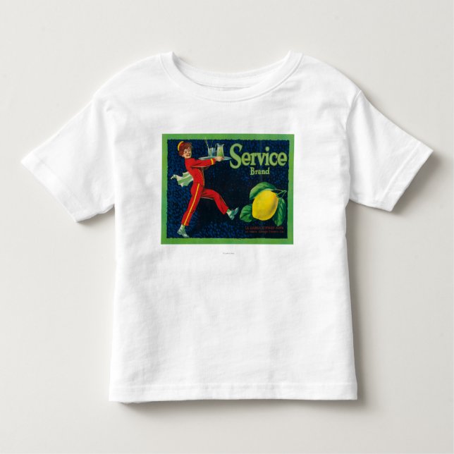 Camiseta Infantil Preste serviços de manutenção ao limão LabelLa (Frente)